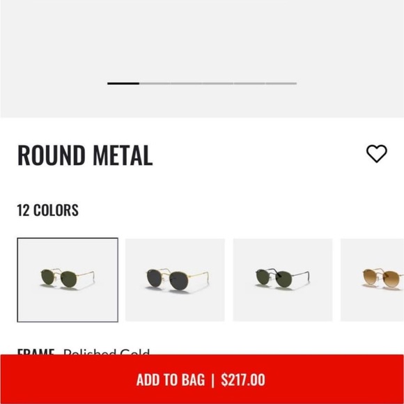Round Ray Bans gold metal - Picture 4 of 5